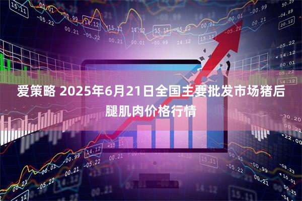 爱策略 2025年6月21日全国主要批发市场猪后腿肌肉价格行情